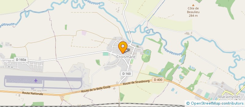 localisation de l'entreprise RUPP  LUNEVILLE