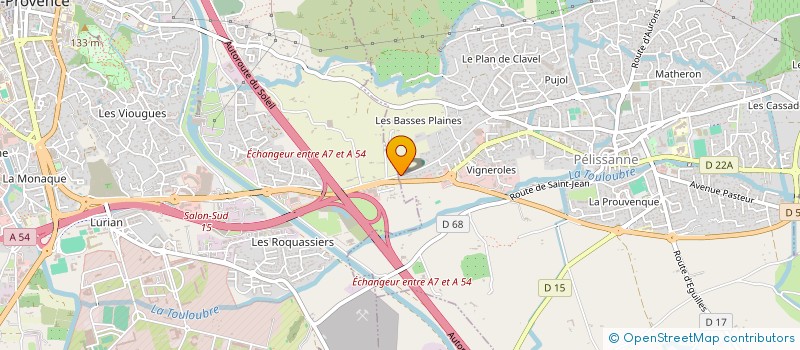 localisation de l'entreprise RUPPAZ  PELISSANNE