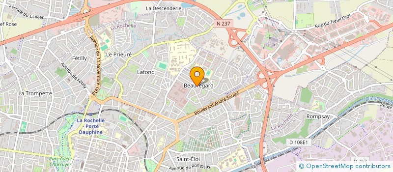 localisation de l'entreprise RUPPEL'ART  LA ROCHELLE