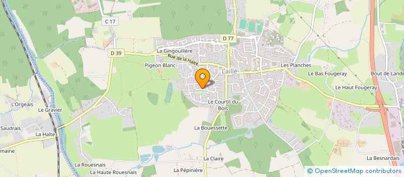 localisation de l'entreprise RUPT INVEST  LAILLE