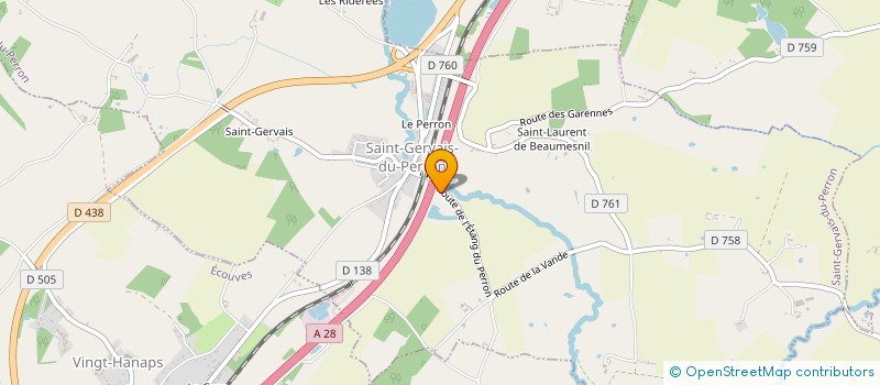 localisation de l'entreprise RUPTURE DE ROCK à SAINT-GERVAIS-DU-PERRON