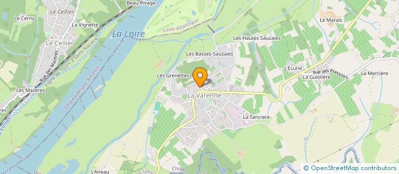 localisation de l'entreprise RURAL ARCHITECTURE  OREE D'ANJOU