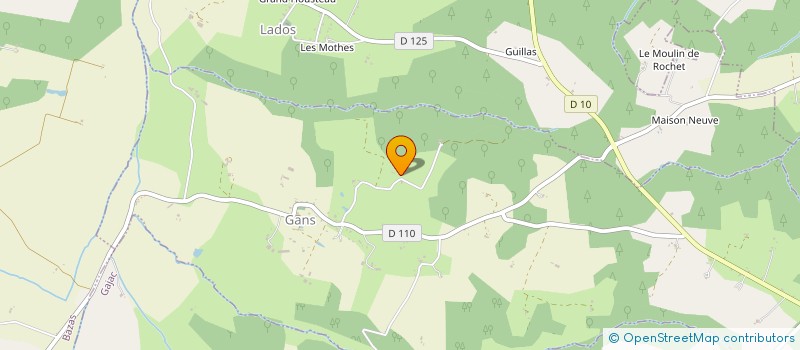 localisation de l'entreprise RURAL NATURE  GANS