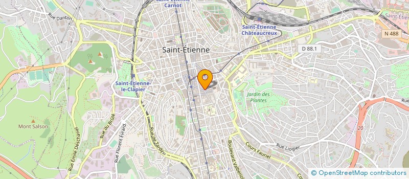 localisation de l'entreprise RURAL URBAIN  SAINT-ETIENNE