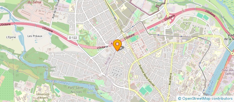 localisation de l'entreprise RURALFAUNE à ANGERS