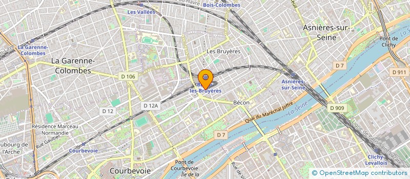 localisation de l'entreprise RURE à COURBEVOIE