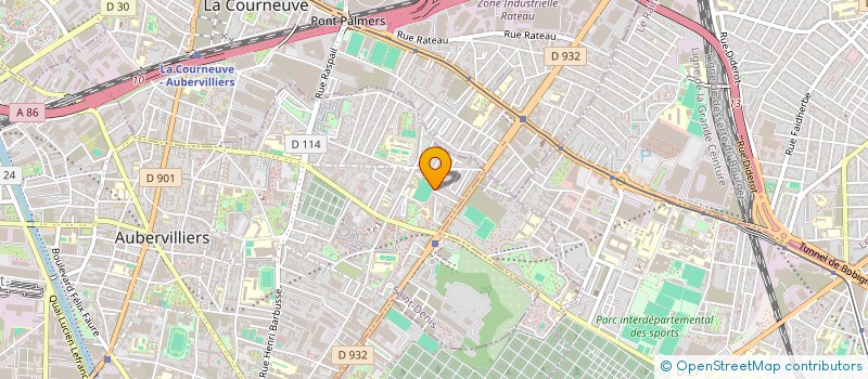 localisation de l'entreprise RUS GRG 93 BAIMENT à AUBERVILLIERS