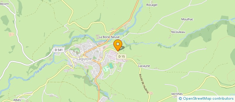 localisation de l'entreprise RUS IMMO  LAGUIOLE