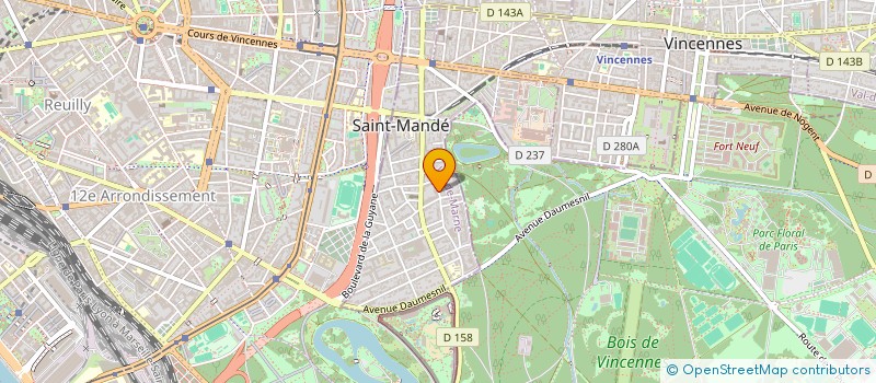 localisation de l'entreprise RUSAK & ASSOCIES EURL à SAINT-MANDE