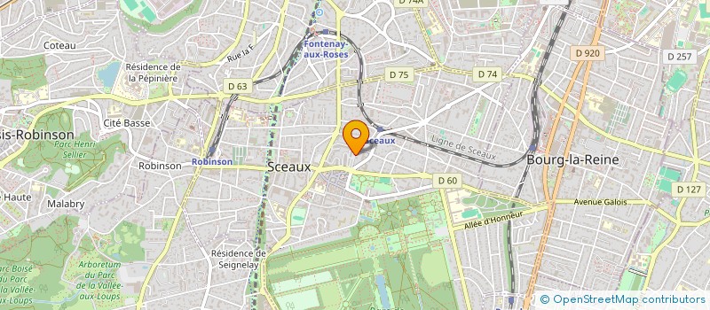 localisation de l'entreprise RUSALKA à SCEAUX
