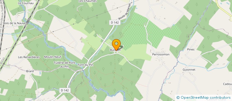 localisation de l'entreprise RUSCADIENNE DE TRAVAUX PUBLICS à LARUSCADE