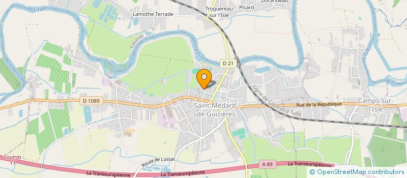 localisation de l'entreprise RUSCH  SAINT-MEDARD-DE-GUIZIERES