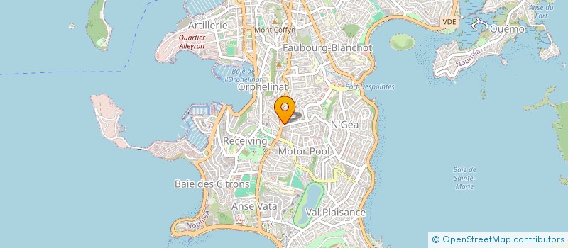 localisation de l'entreprise RUSCH TERRA à NOUMEA