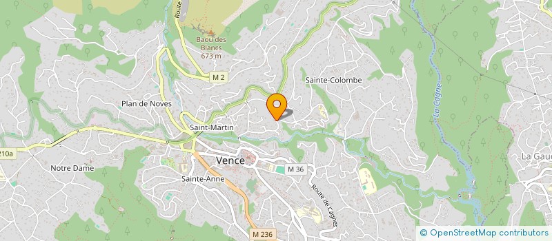 localisation de l'entreprise RUSCHEL ELECTRICITE GENERALE à VENCE