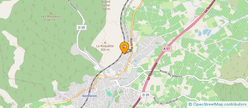 localisation de l'entreprise RUSCHETTI IMMOBILIER  GONFARON