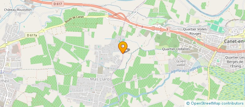 localisation de l'entreprise RUSCINO  PERPIGNAN