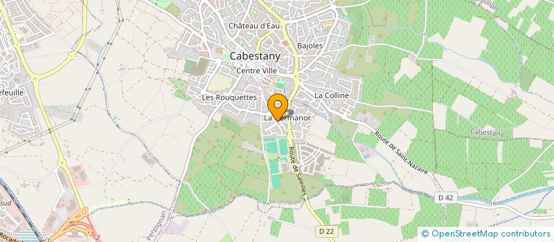 localisation de l'entreprise RUSCINO PRESSING à CABESTANY