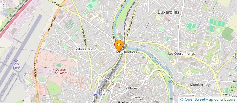 localisation de l'entreprise RUSE  POITIERS