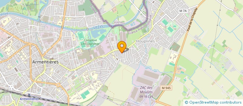 localisation de l'entreprise RUSE DE SIOUX  HOUPLINES