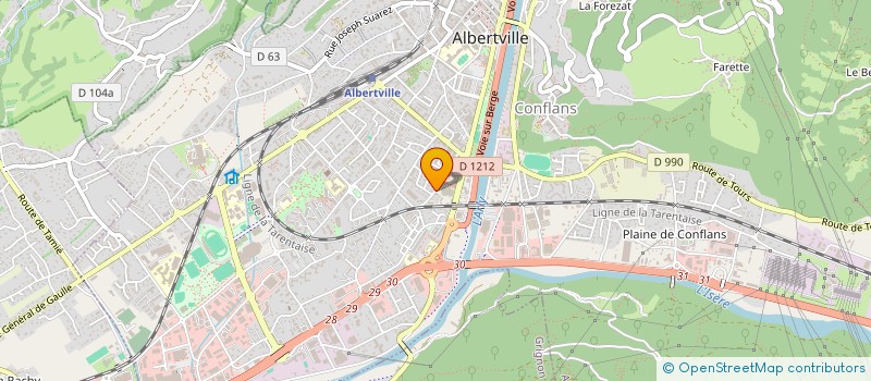 localisation de l'entreprise RUSEN MARNIC  ALBERTVILLE