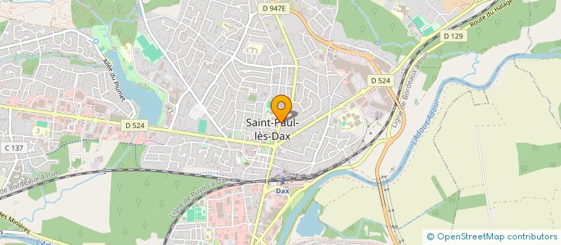 localisation de l'entreprise RUSGA DES LANDES  SAINT-PAUL-LES-DAX