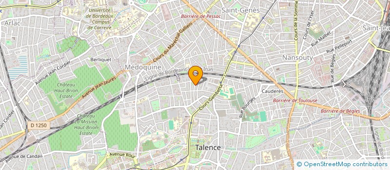 localisation de l'entreprise RUSH  TALENCE