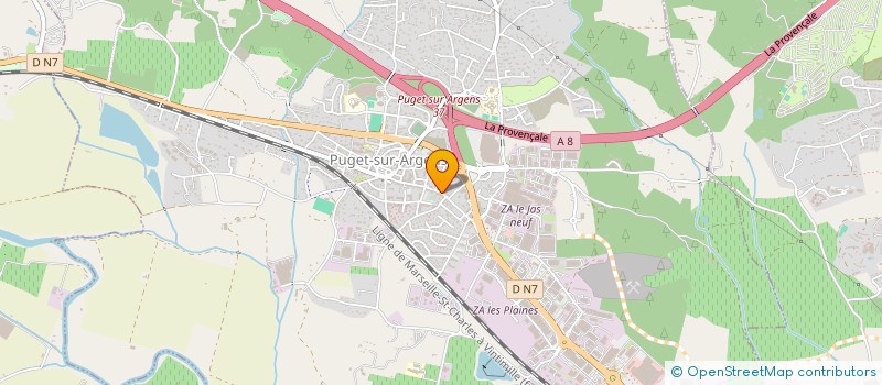 localisation de l'entreprise RUSH SECURITE PROTECTION à PUGET-SUR-ARGENS
