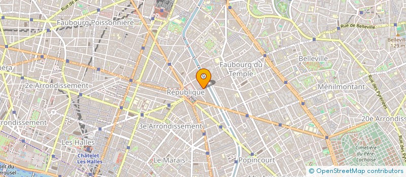 localisation de l'entreprise RUSHES  PARIS