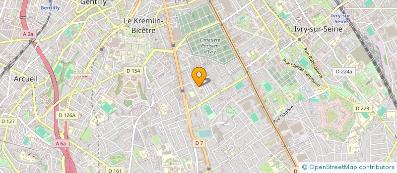 localisation de l'entreprise RUSHESB  VILLEJUIF