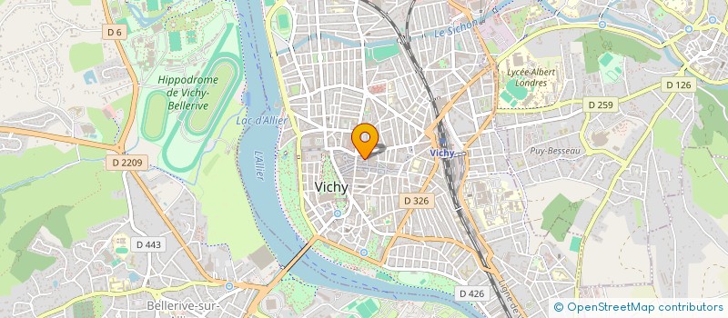 localisation de l'entreprise RUSHHOP à VICHY
