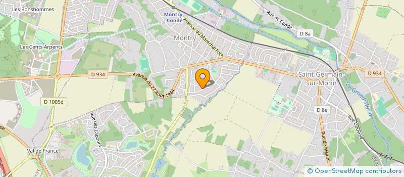 localisation de l'entreprise RUSHLESS  MONTRY