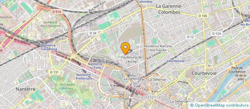 localisation de l'entreprise RUSKAIA MATRIOCHKA à COURBEVOIE