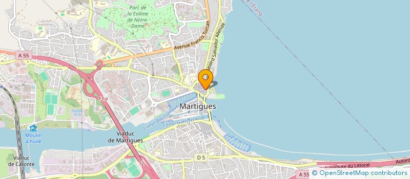 localisation de l'entreprise RUSNAC ENTREPRISE  MARTIGUES