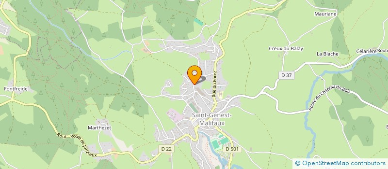 localisation de l'entreprise RUSOLO  SAINT-GENEST-MALIFAUX