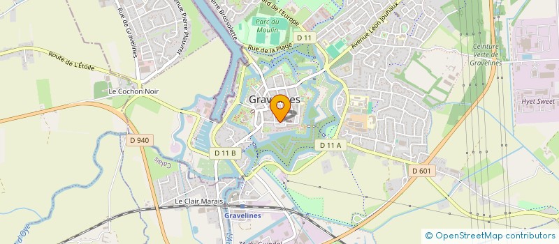 localisation de l'entreprise RUSPINA à GRAVELINES