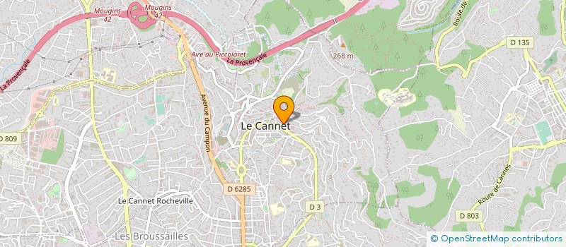 localisation de l'entreprise RUSSA LUX à LE CANNET