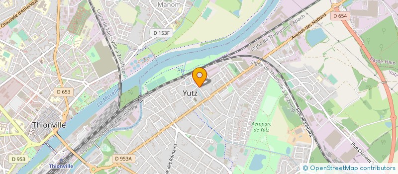 localisation de l'entreprise RUSSANGE  YUTZ