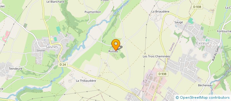 localisation de l'entreprise RUSSAY PATRIMOINE  SAIVRES