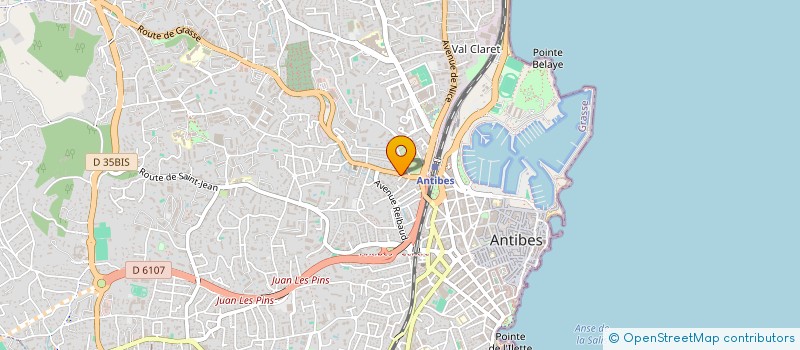 localisation de l'entreprise RUSSIAN AZUR GROUP à ANTIBES