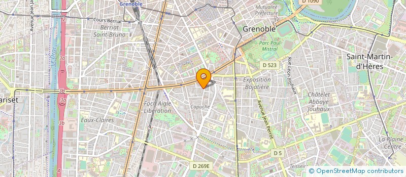 localisation de l'entreprise RUSSICADA à GRENOBLE