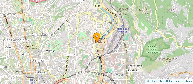 localisation de l'entreprise RUSSO ELECTRICITE PLOMBERIE à NICE