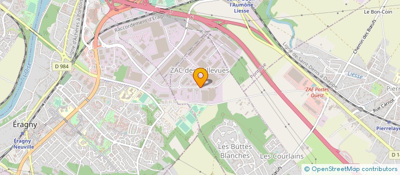 localisation de l'entreprise RUST-OLEUM FRANCE à HERBLAY-SUR-SEINE