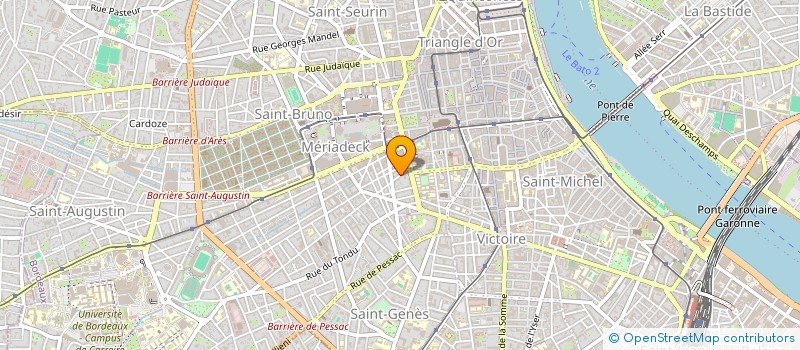 localisation de l'entreprise RUSTEM TRAVAUX RENOVATION  BORDEAUX