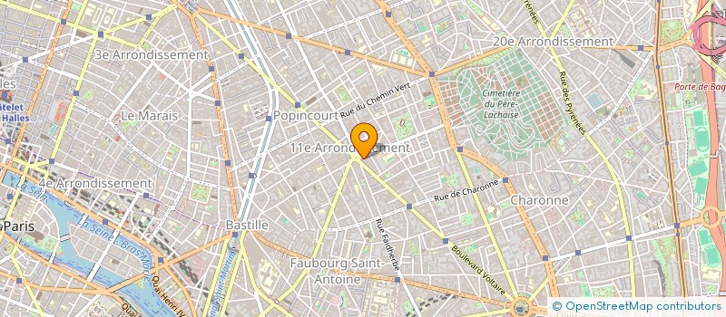 localisation de l'entreprise RUSTIC BOULANGERIE  PARIS