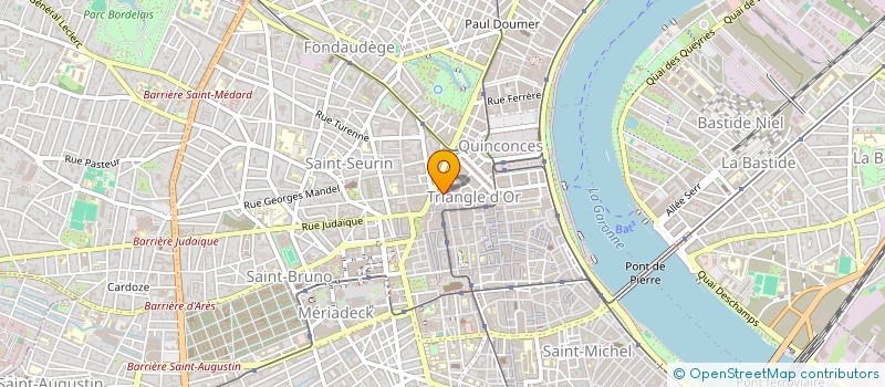 localisation de l'entreprise RUSTICASA - CONSTRUCOES à BORDEAUX