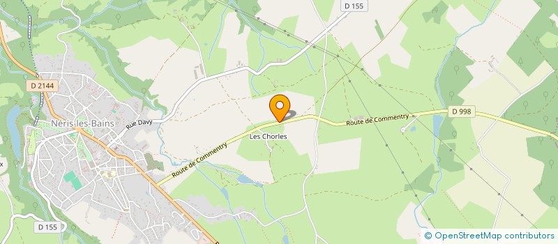 localisation de l'entreprise RUSTICASA SARL à NERIS-LES-BAINS