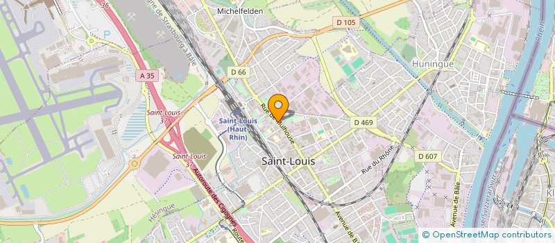 localisation de l'entreprise RUSTICONE à SAINT-LOUIS