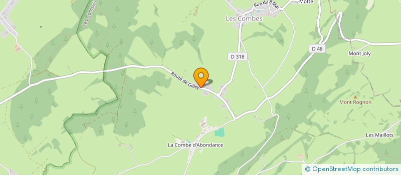 localisation de l'entreprise RUSTIK  LES COMBES