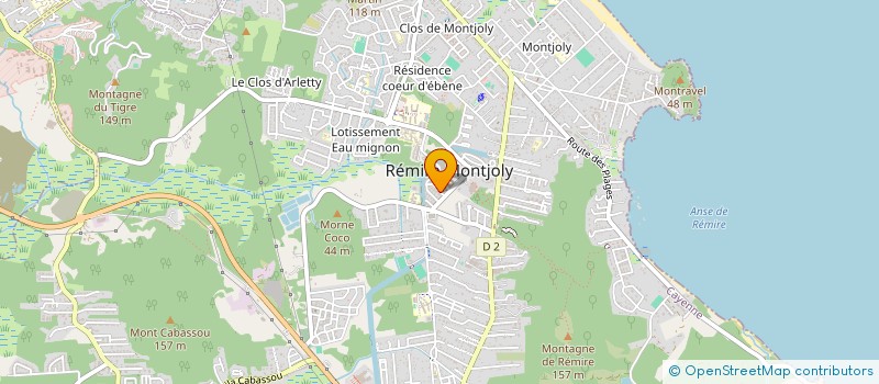 localisation de l'entreprise RUSTIKA à REMIRE-MONTJOLY