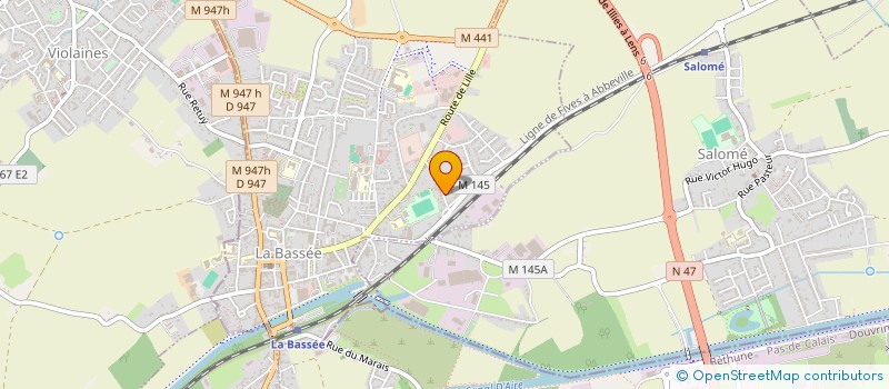 localisation de l'entreprise RUSTINE  ROUBAIX